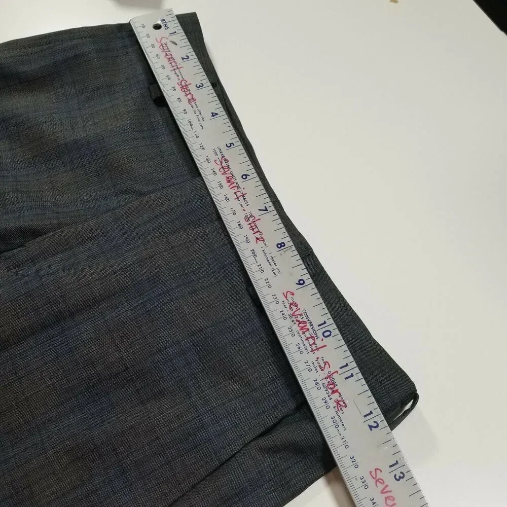 Michael Kors Boys 2-Piece Suit Size 8 Gray Blue Unhemmed Pants Formal NWT $225